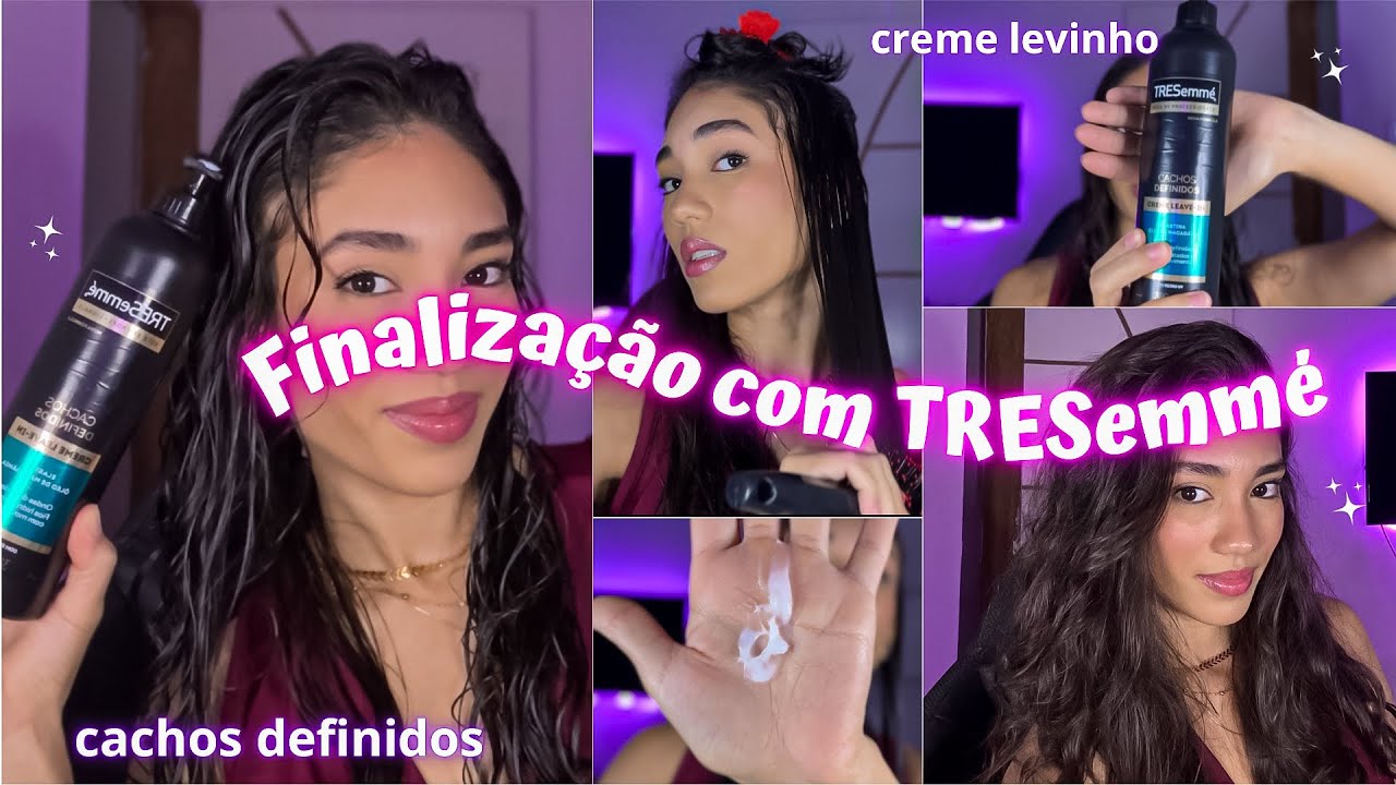 FINALIZAÇÃO COM TRESemmé CACHOS DEFINIDOS | cabelo ondulado ✨ Por: Jennyfer Bárbara 