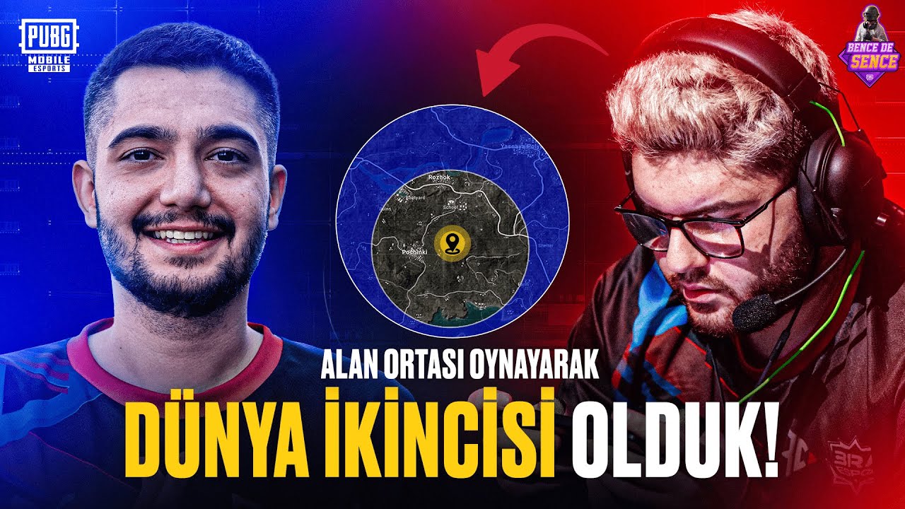 ALAN ORTASI OYNAYARAK D&Uuml;NYA İKİNCİSİ OLDUK! | Sylas & Rayz ile Bence De Sence! 🎬 #PUBGMOBILE