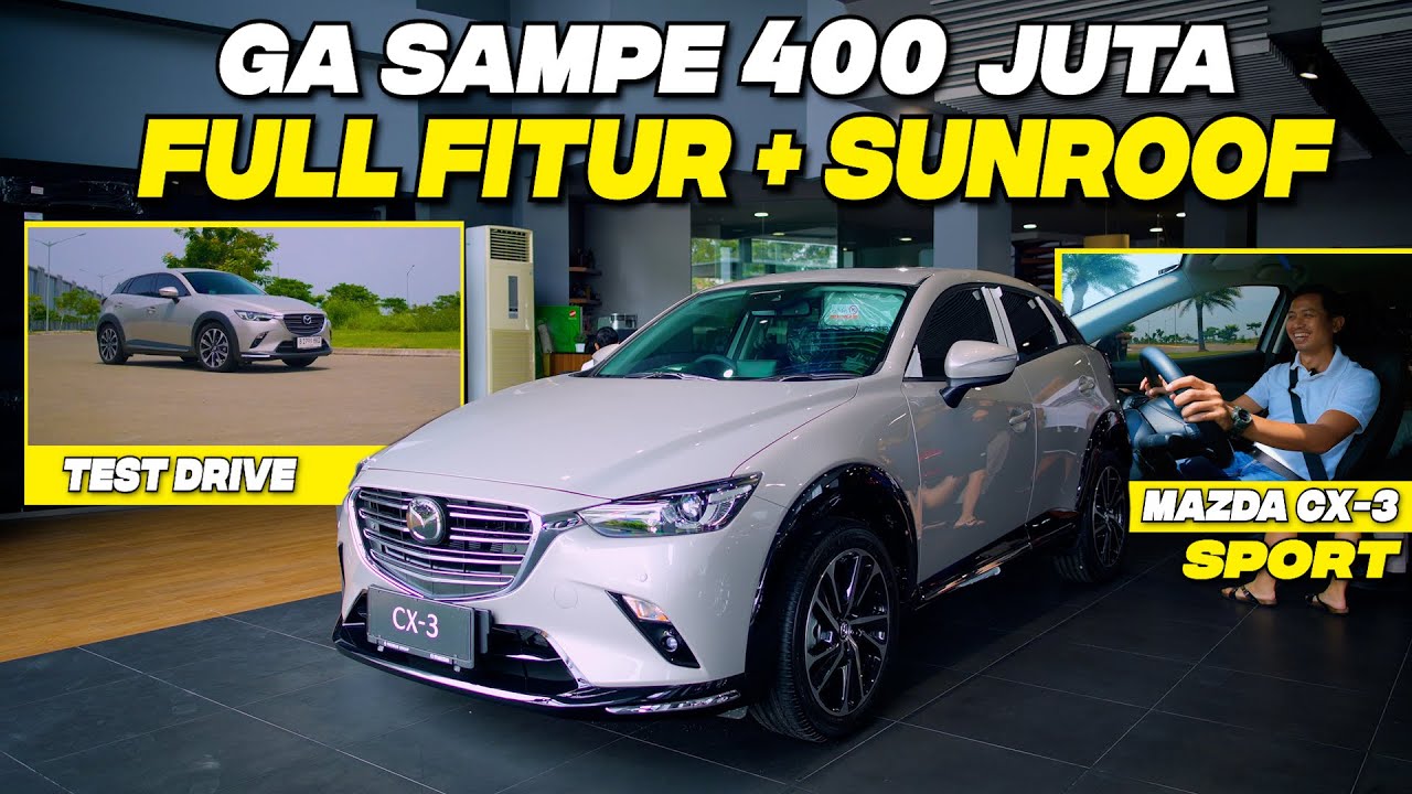TEST DRIVE & REVIEW MAZDA CX-3 2024 FACELIFT, FUN TO DRIVE BANGET ! #teguhku #mazdacx3