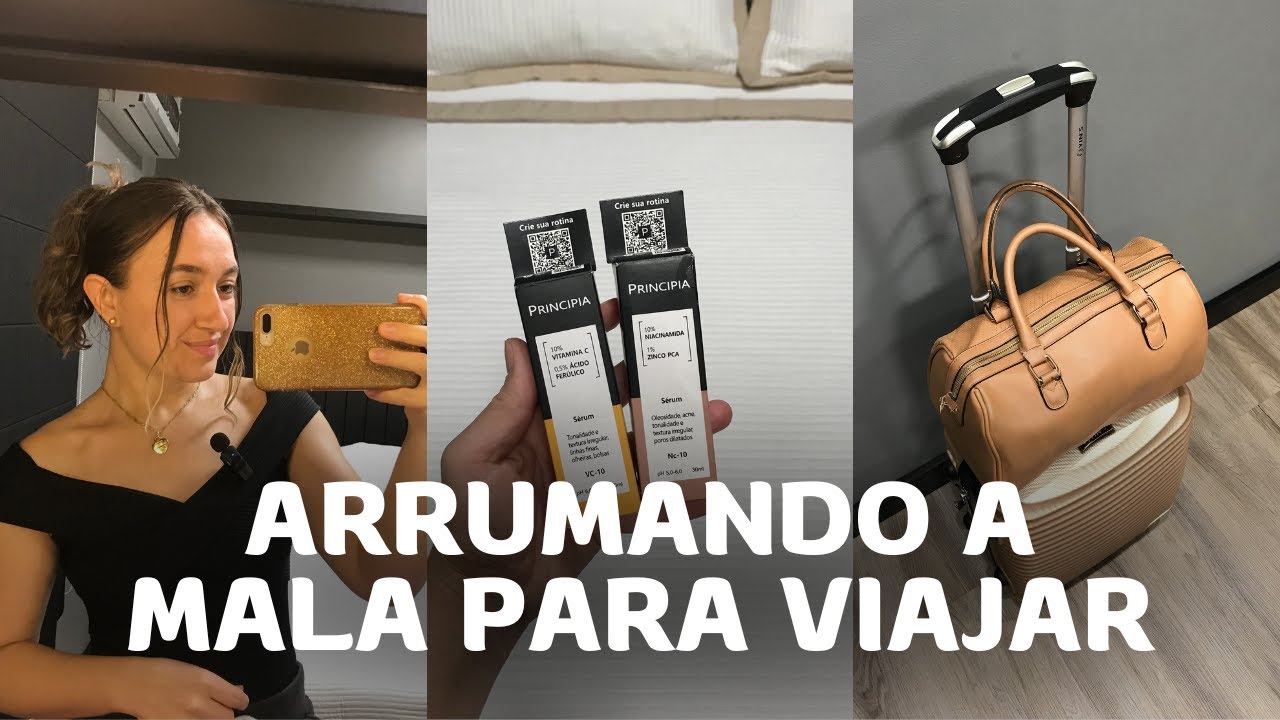 ARRUMANDO A MALA PARA VIAJAR
