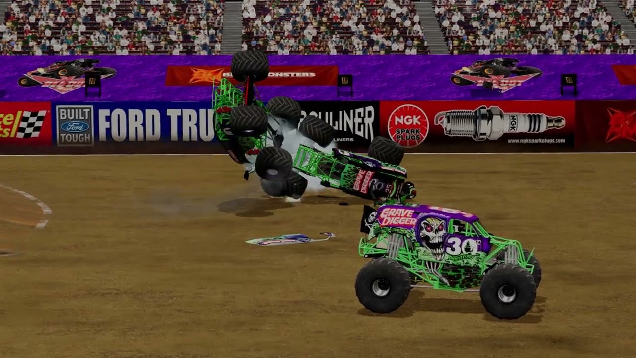 Grave Digger World Finals 40th Anniversary Encore - BeamNG