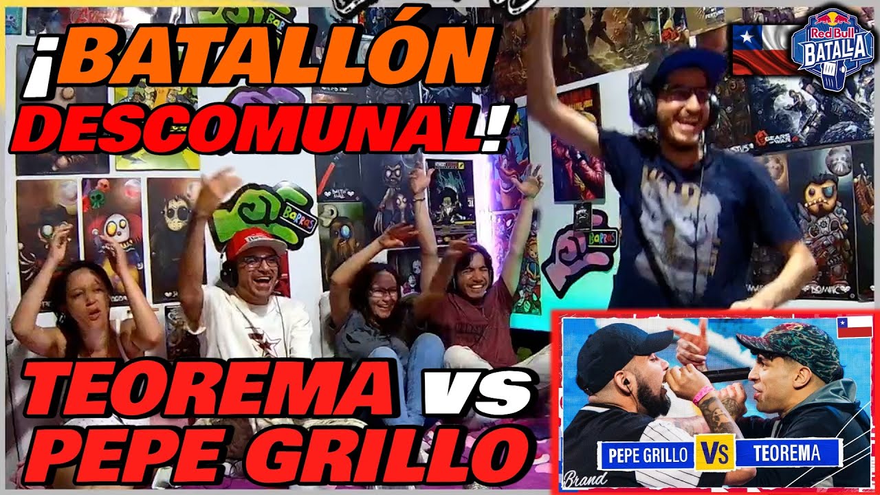 🔴COLOMBIANOS REACCIONAN a TEOREMA vs PEPE GRILLO - ¡BATALLÓN DESCOMUNAL! [RED BULL CHILE 2024]