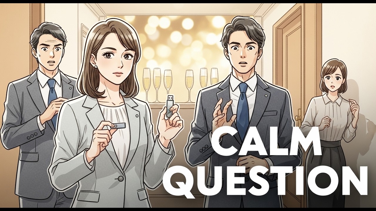 At the Office Party, My Husband’s Secretary Mocked Me… Until One Calm Question Shut Her Down