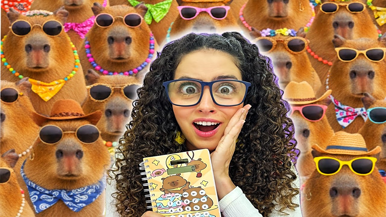 TESTANDO OS MATERIAIS + FOFOS de CAPIVARA! Paula Stephania