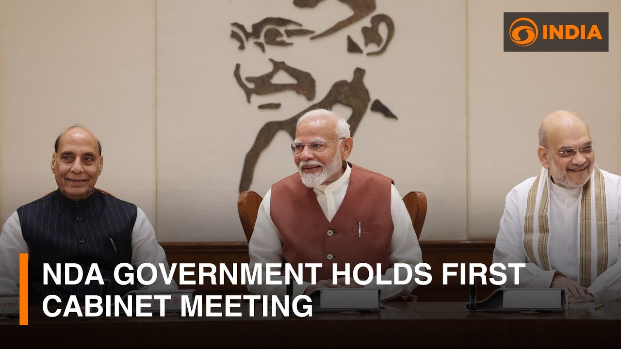 Discussion | NDA Government holds first cabinet meeting | DD India