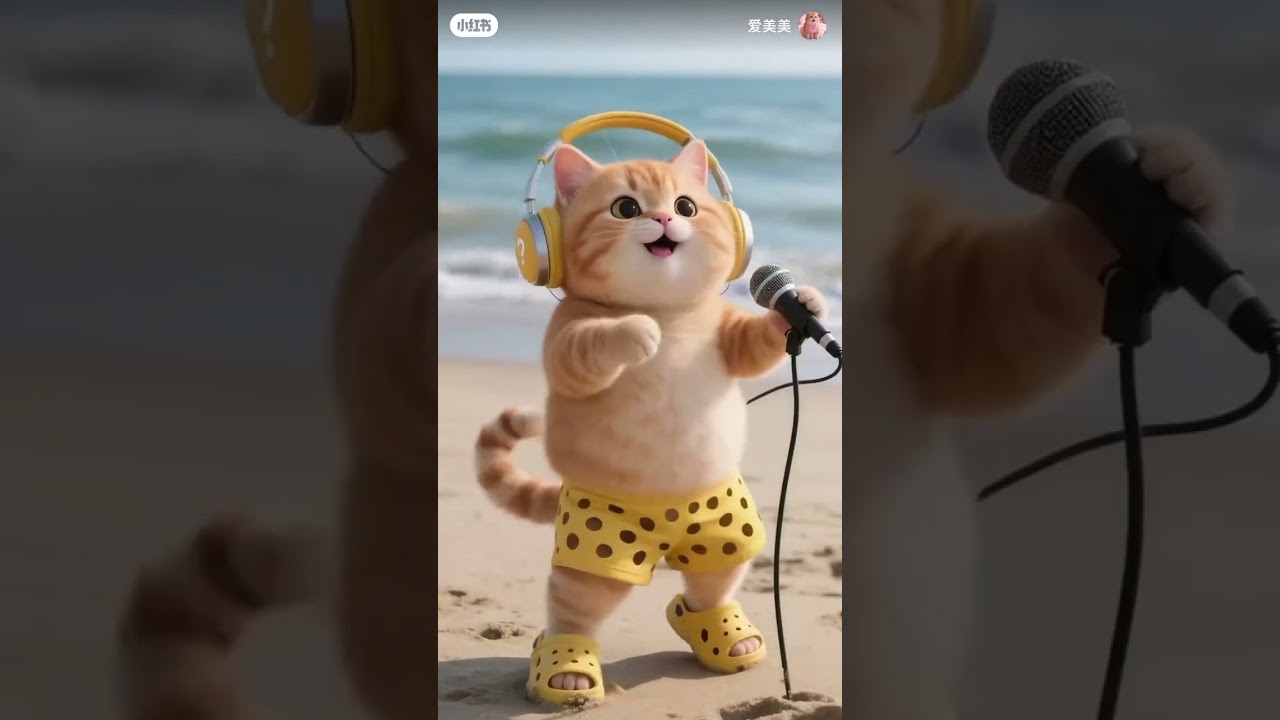 cute Baby cat mini konser #cat #music #remix #cutebabycat#minikonser
