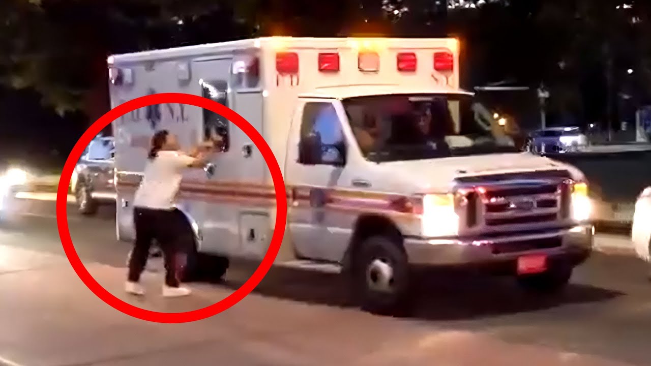 r/Entitledparents Karen Attacked My Ambulance!