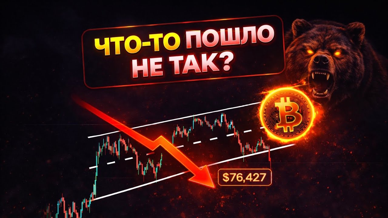 ⚪️ BTC сломал структуру? Канал вниз, цели и отскок