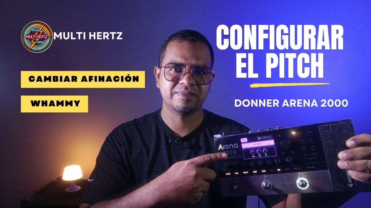 ¡Baja la Afinación al Instante y Crea Efectos Whammy con el Donner Arena 2000!