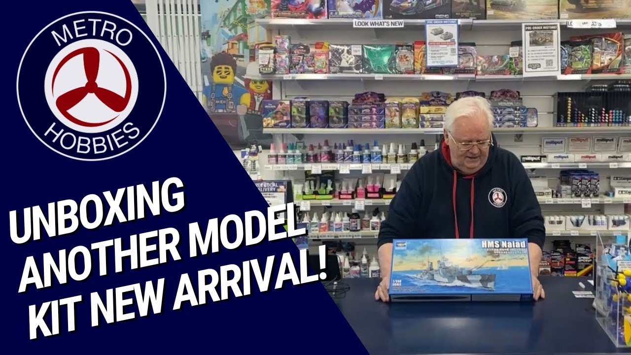 We Unbox Trumpeter 1/350 HMS Naiad | Model Kit News