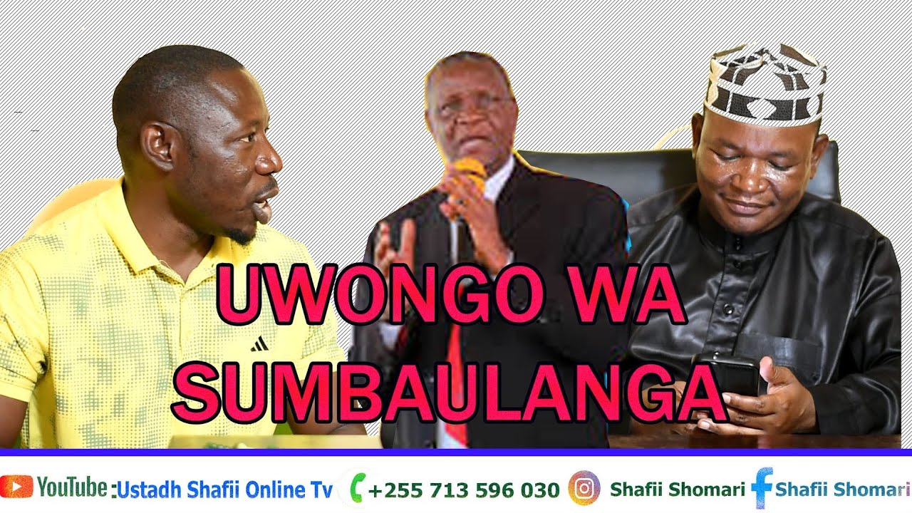 Uowongo wa Mchungaji Sumbaulanga Hadhalani Kuhusu Yesu au Issa-Ust Shafii Ust Bakozi-No 1