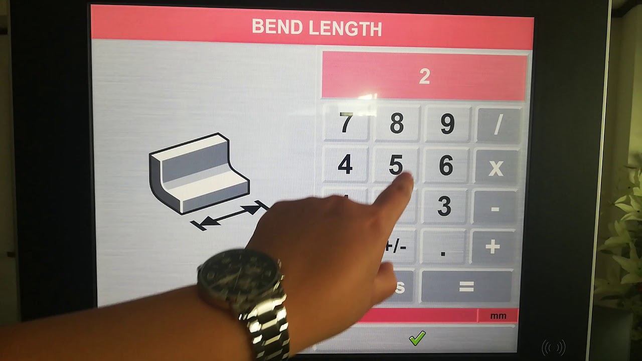 LVD Pressbrake with Touch-B control