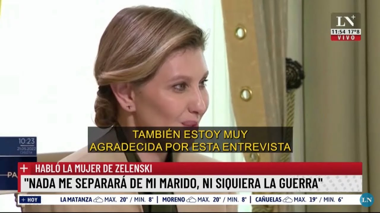 Olena Zelenska, esposa de Zelenski: 