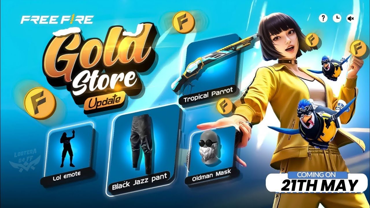 Ob49 Gold Store Update FF 🤯💥 | Classic Jazz Pant Return 2025 | Lol Emote Return | Ff New Event
