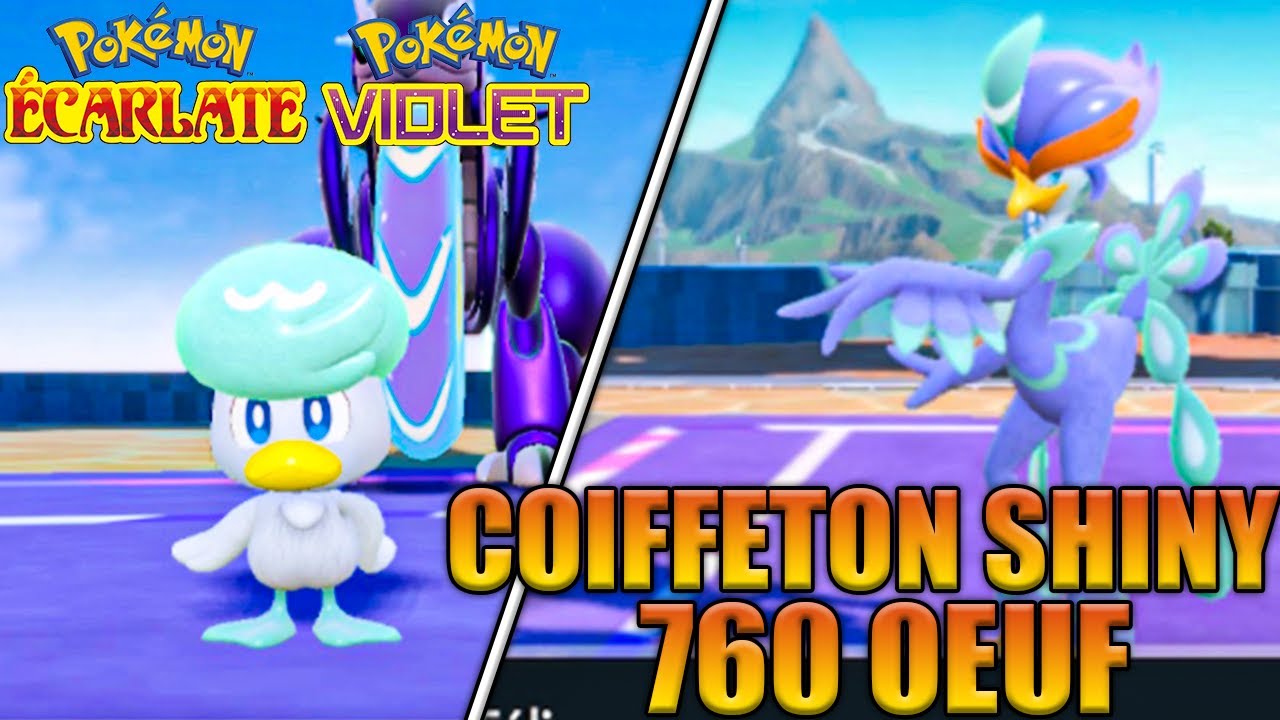 COIFETON SHINY-POK&Eacute;MON &Eacute;CARLATE & VIOLET