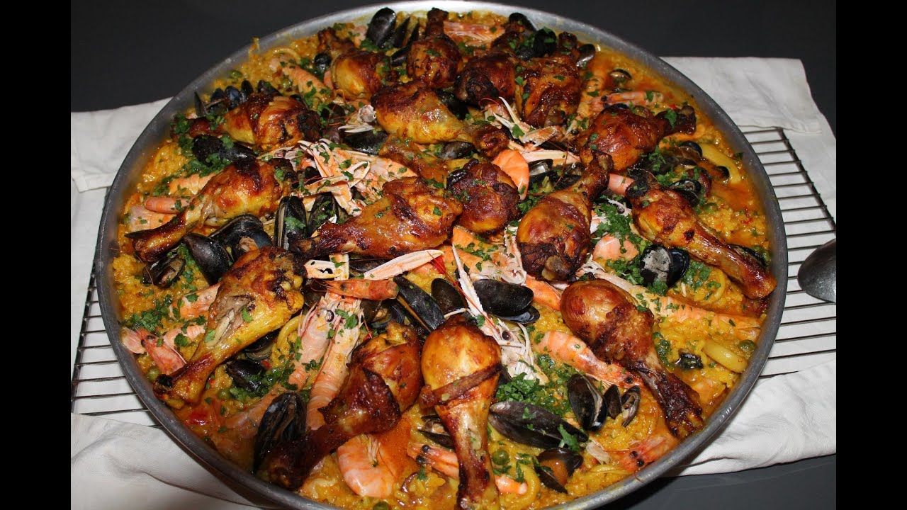 Paella aux fruits de mer Oranaise