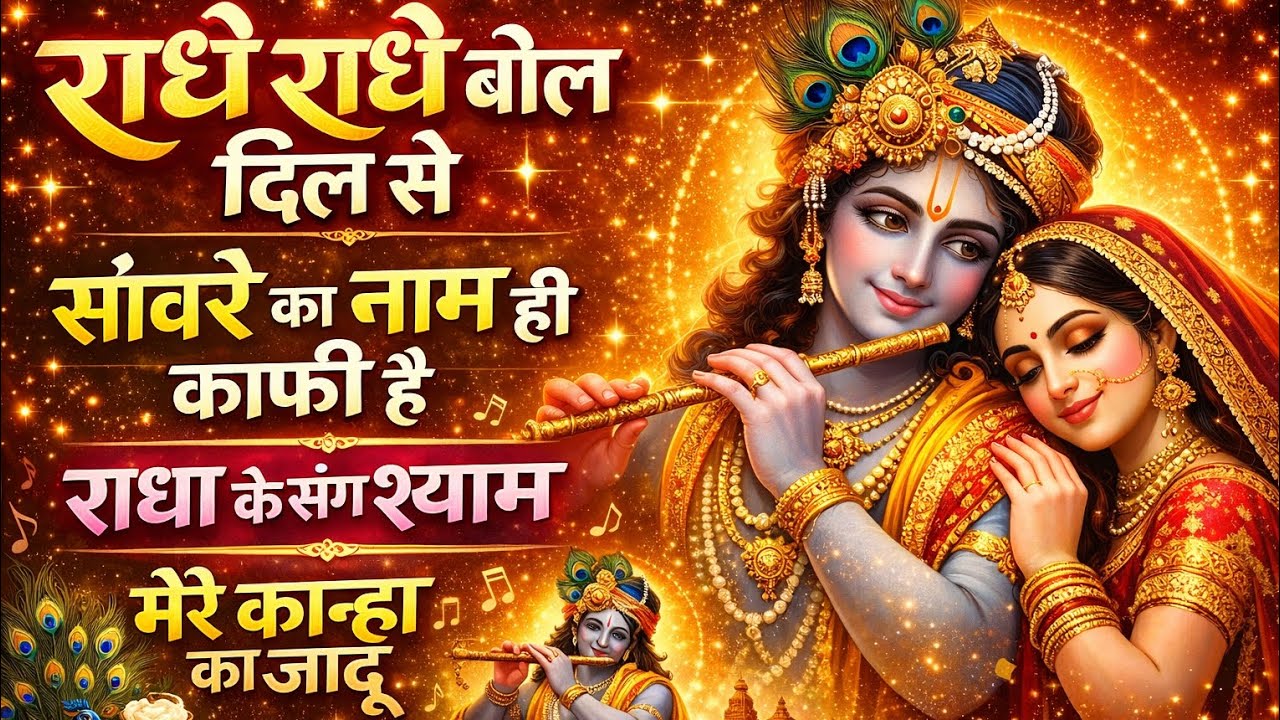 राधे राधे बोल दिल से ❤️ | सांवरे का नाम ही काफी है | Radha Krishna Bhakti Song