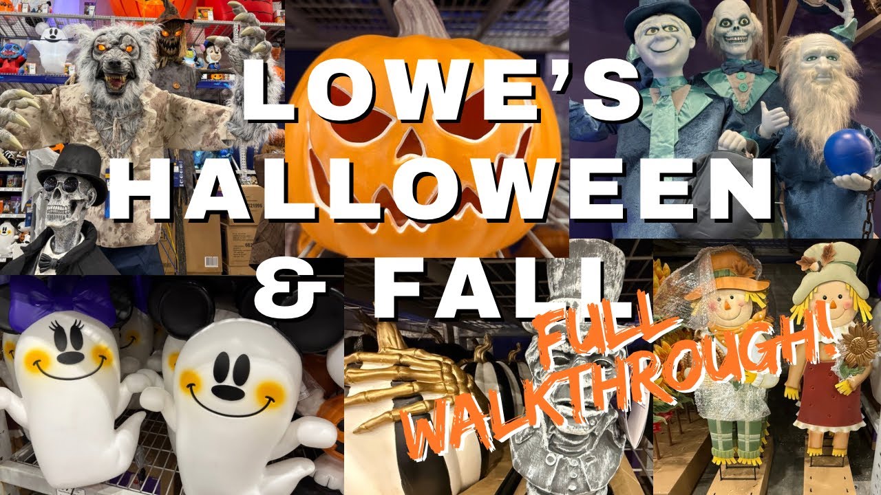 Lowe’s Halloween & Fall 2025 | Full Walkthrough | Animatronics, Decor & More! 