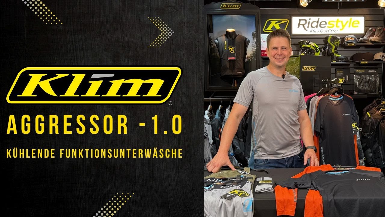 Klim Aggressor & Solstice -1.0, kühlende Funktionsunterwäsche