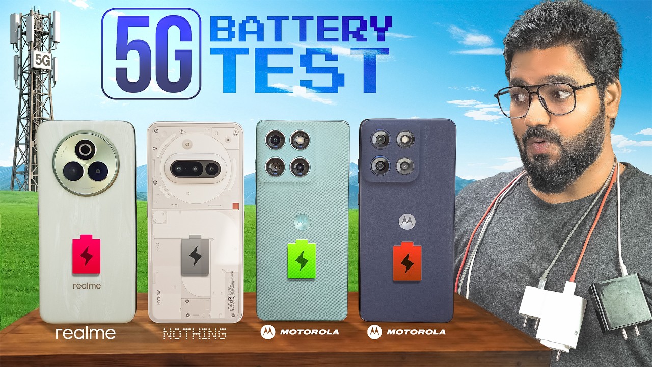 ULTIMATE Moto Edge 60 Fusion Outdoor 5G BATTERY DRAIN TEST !!!