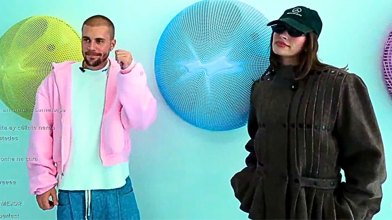 Justin And Hailey Bieber IRL Stream In Tokyo