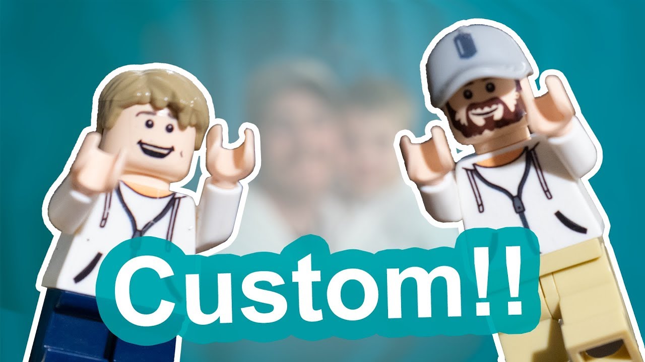 Making Custom LEGO Minifigures of Us!