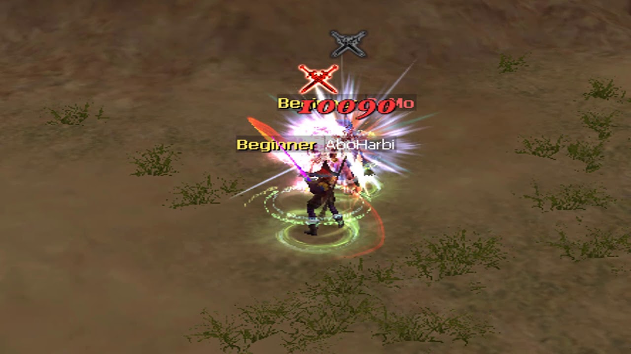 Silkroad Online Pvp Cap 100 Warrior Cleric Vs Blade Fire