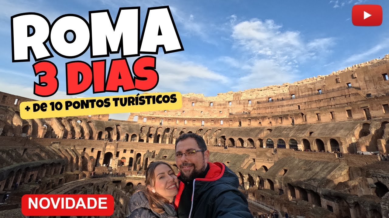 Roma em 3 dias mais de 10 pontos turísticos