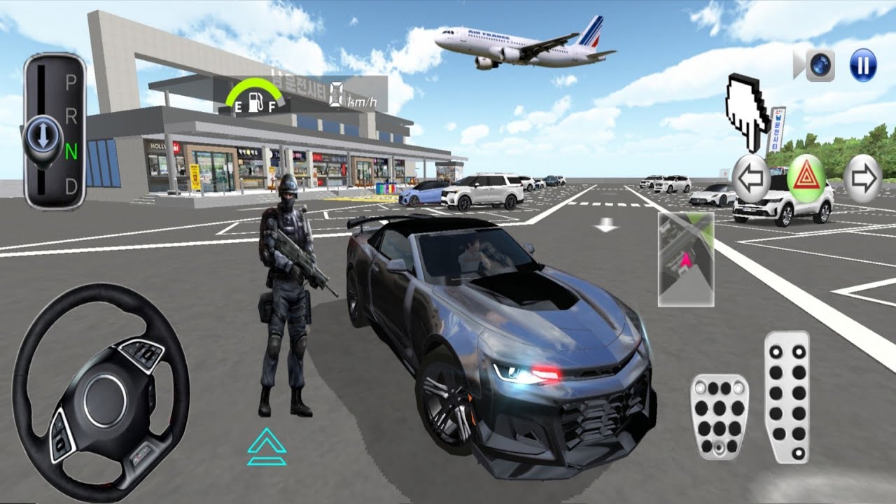 3D Driving Class # 73- All New Chevrolet Camaro Car & Gas Station  City Driving  -Android  Gameplay
