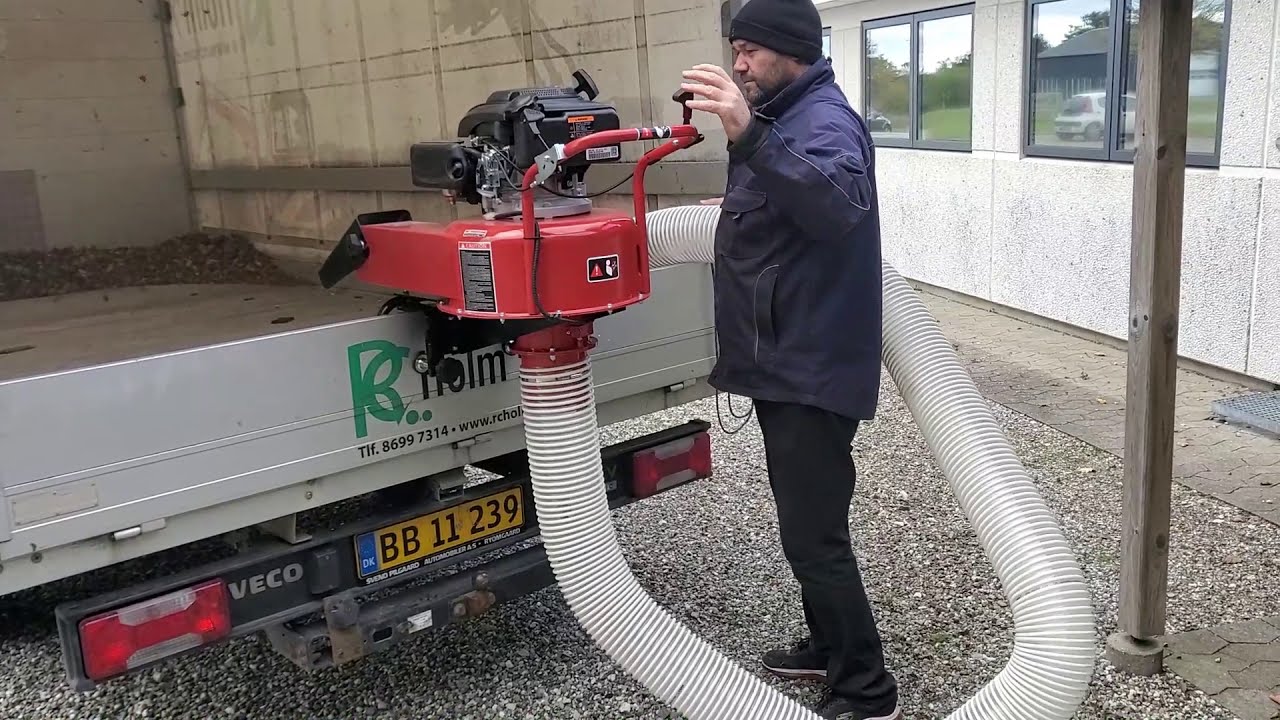 Bernards løvsuger bagmonteret hohlar 5 HK motor