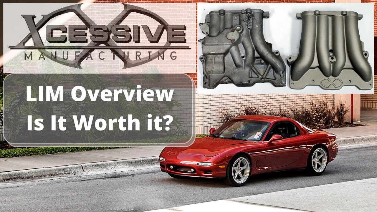 Xcessive Lower Intake Manifold VS OEM - Comparison (Mazda RX7 FD3S)