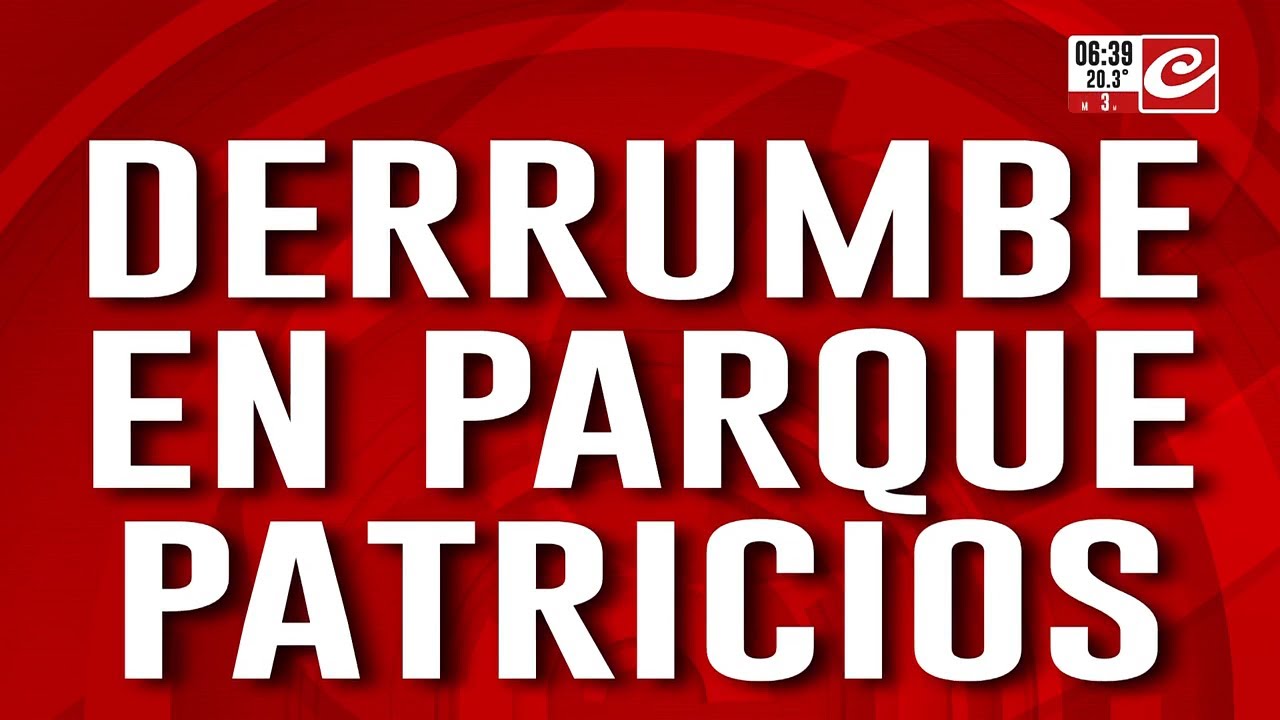 Derrumbe en Parque Patricios: colapsaron tres pisos de un complejo de viviendas