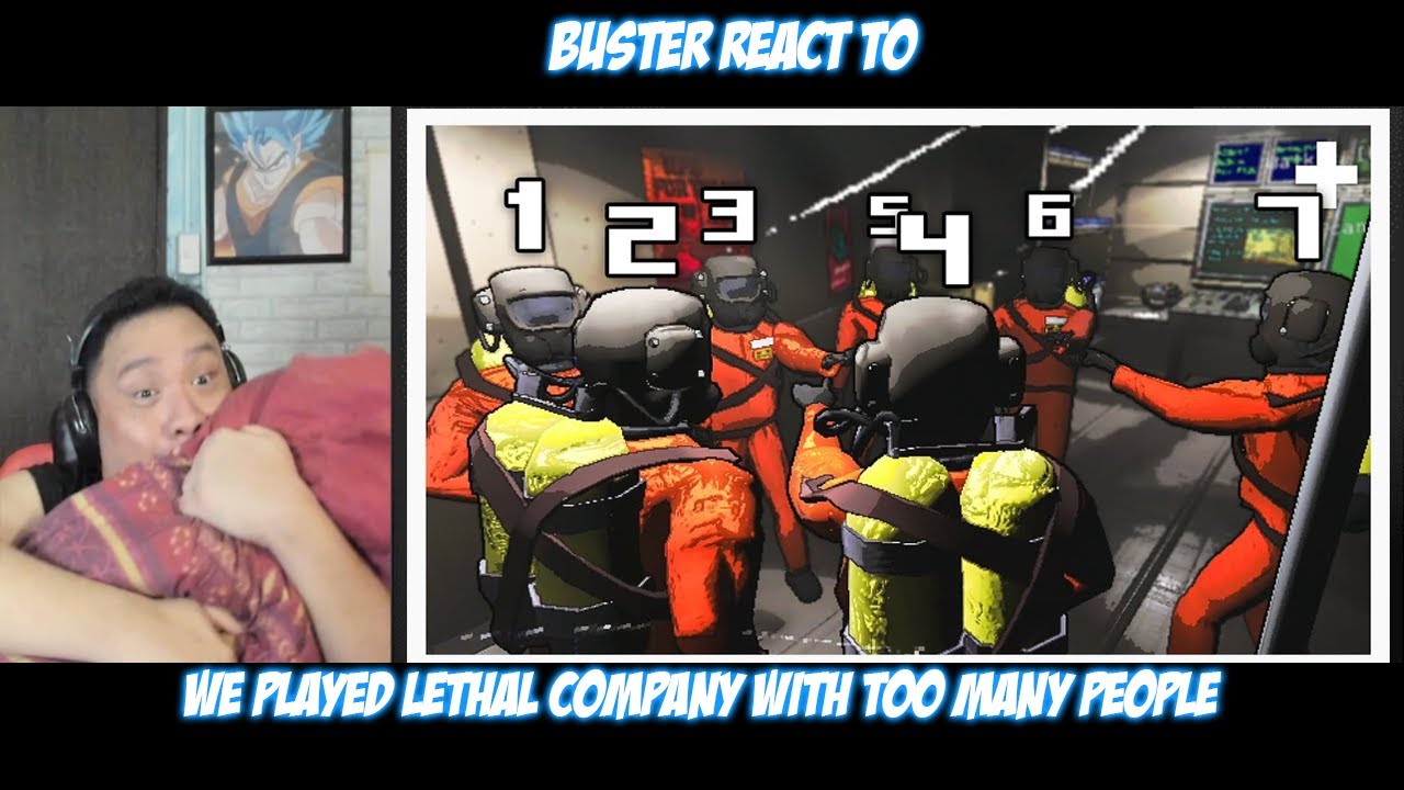Buster Reacts to @SMii7Yplus | We Played Lethal Company With Too Many People