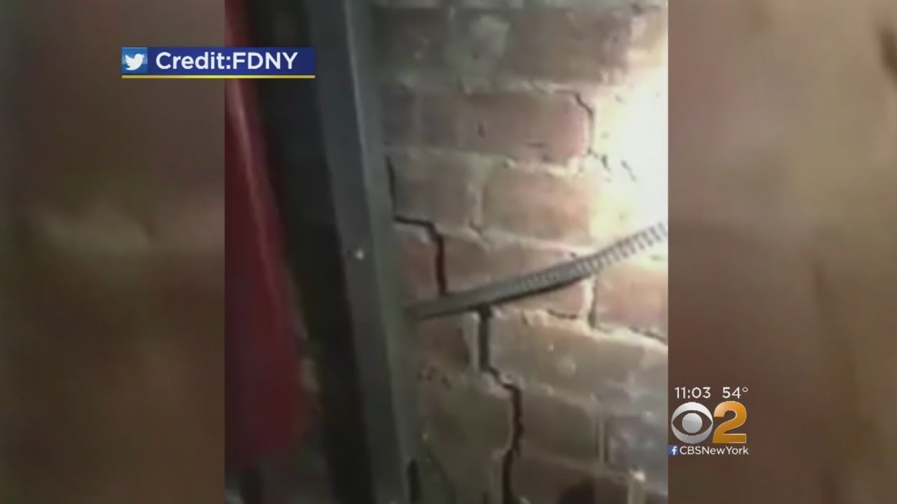 Tenants Displaced By Massive Crack In Building