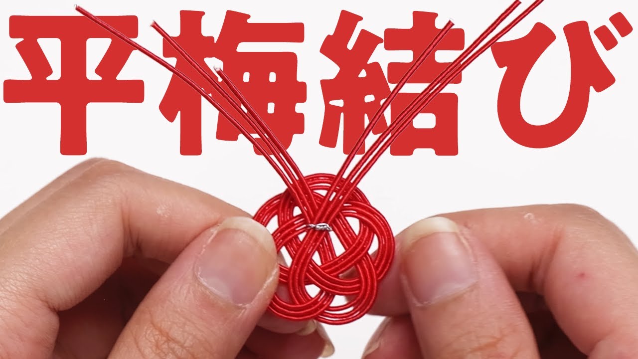 【水引】平梅結び 結び方【初心者でも簡単】