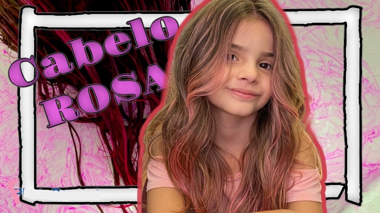 Como fazer um cabelo Rosa Pastel - Fiz o cabelo da minha filha