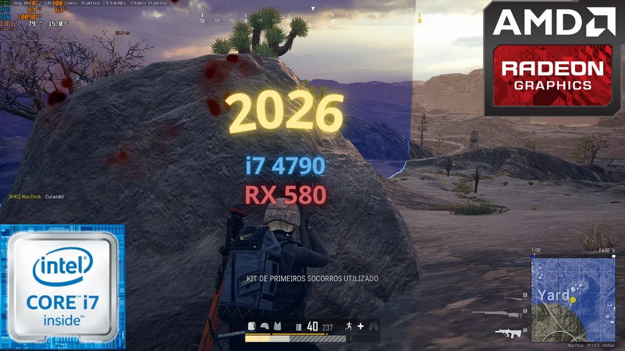 PUBG : RX 580 i7 4790