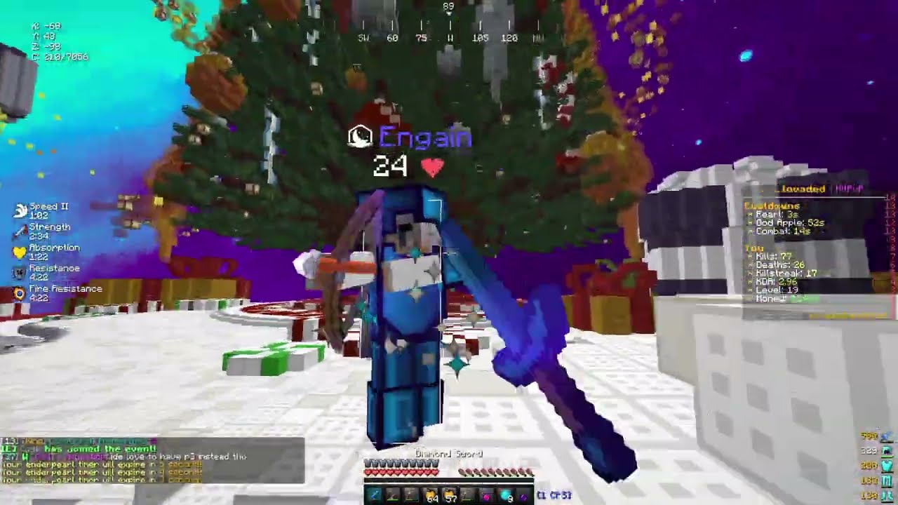 8 minutes and 11 seconds of slaughta and don running the server (invadedlands kitpvp montage)