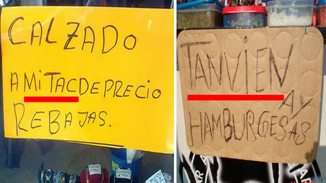 10 Anuncios con unos errores ortográficos de llorar