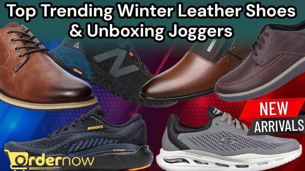 Unboxing Branded Leather Shoes & Joggers For Men | Best Quality & Latest Designs 2025