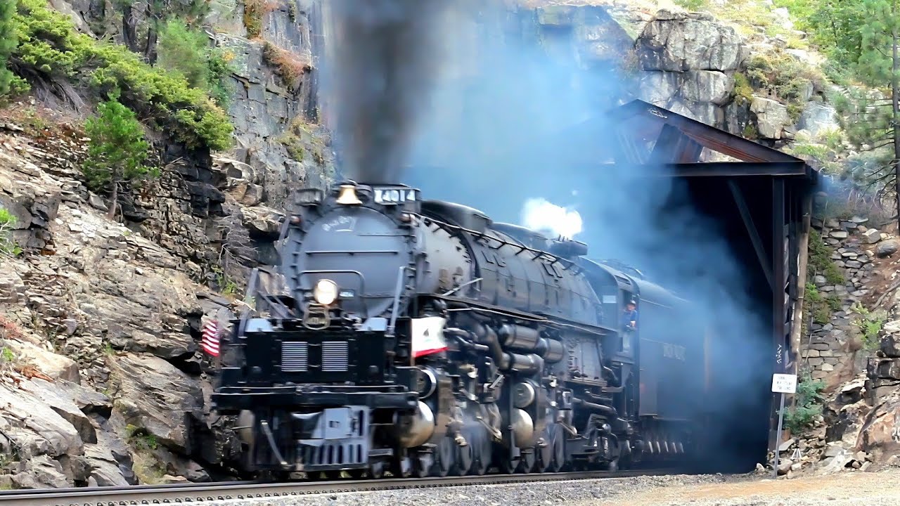 Big Boy 4014 Yuba Pass Tunnel, Returns to California