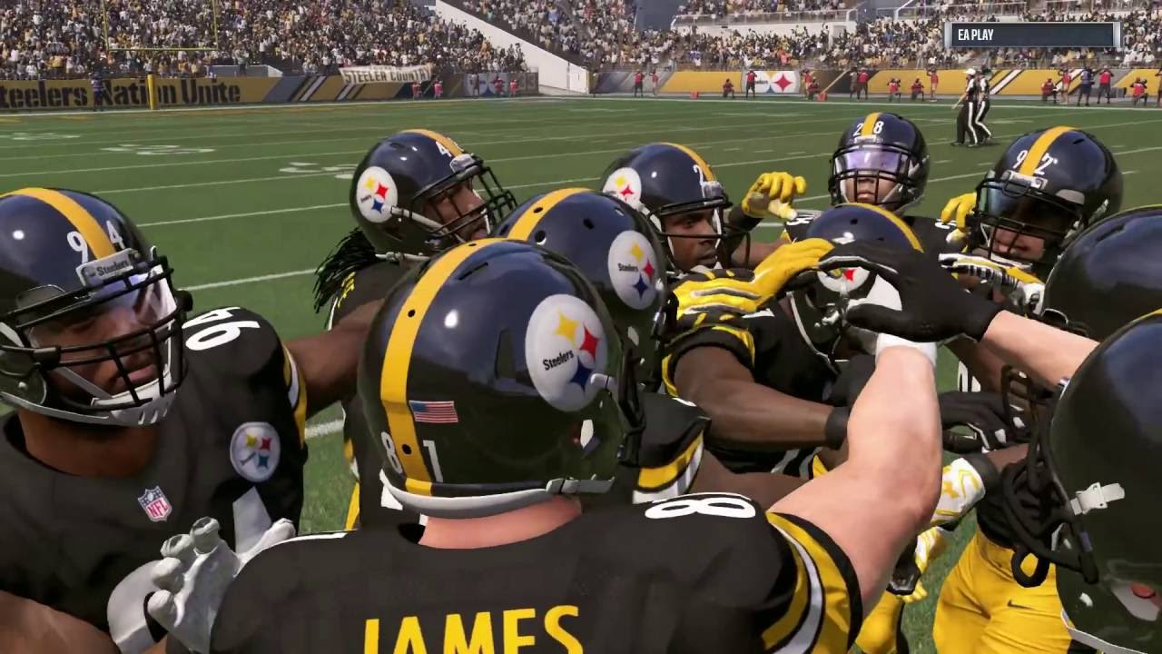 Madden 17 Bengals vs Steelers | Presentation, Commentary, and Gameplay Showcase