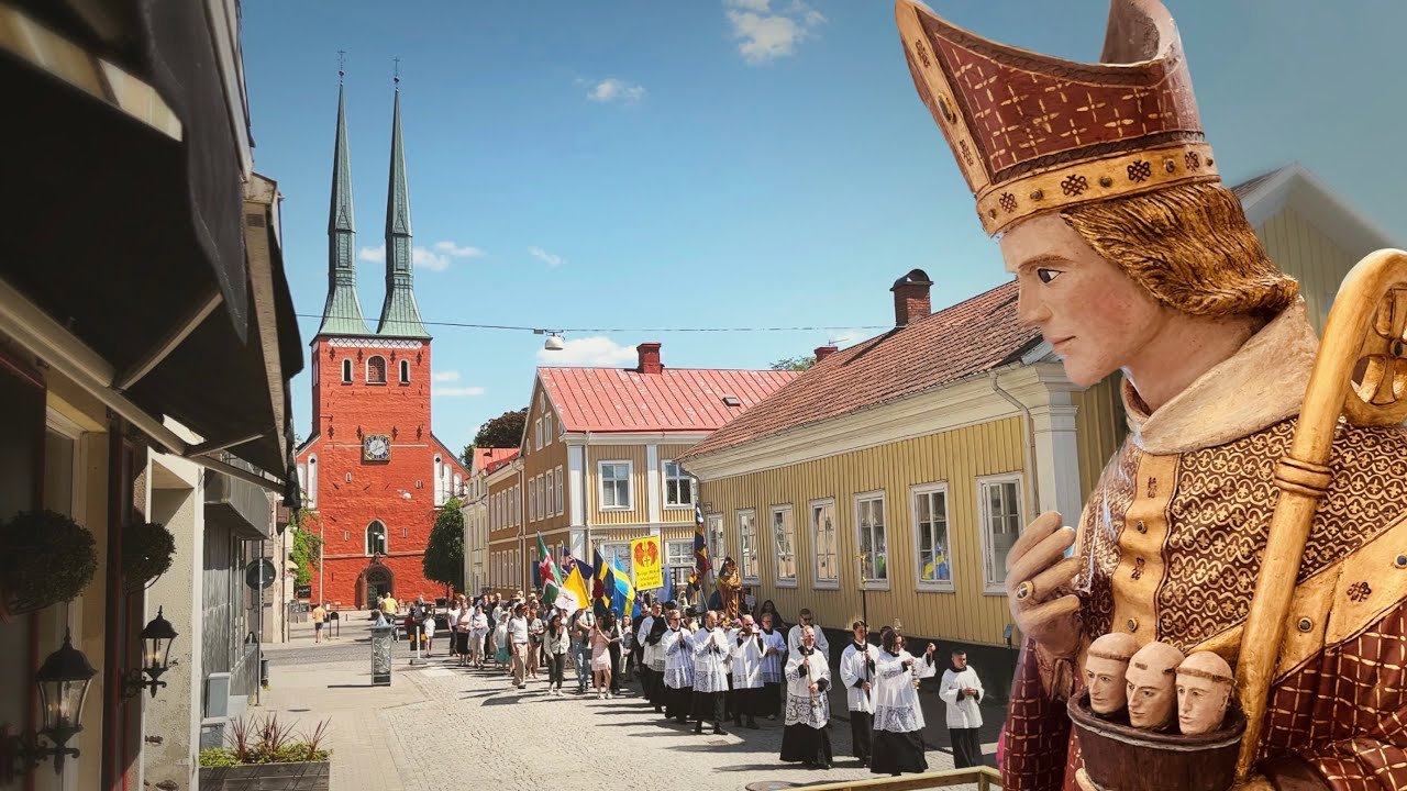 Katolsk Sigfridsprocession i Växjö