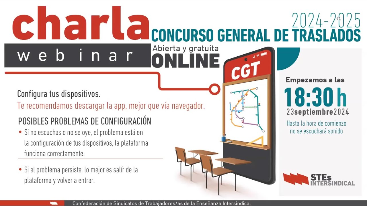 Concurso General Traslados. Novedades 2024-25