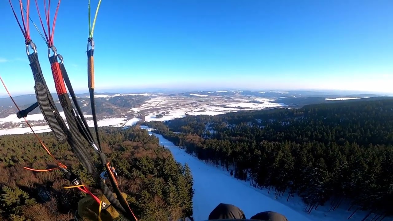 Paragliding- Bukovka maturita, nebo spíš bobřík odvahy