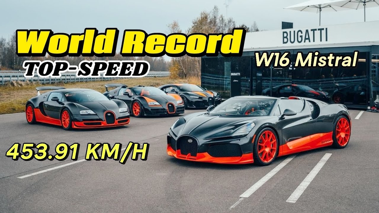 NEW Bugatti W16 Mistral TOP-SPEED Record