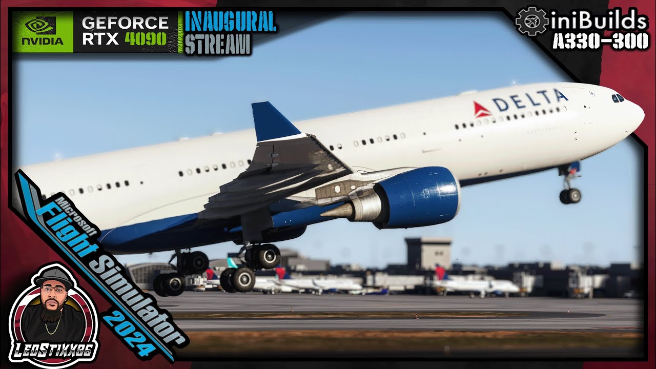 MSFS 2024 🔴Live🔴 INAUGURAL STREAM | IniBuilds A330 | ATLANTA✈️MINNEAPOLIS
