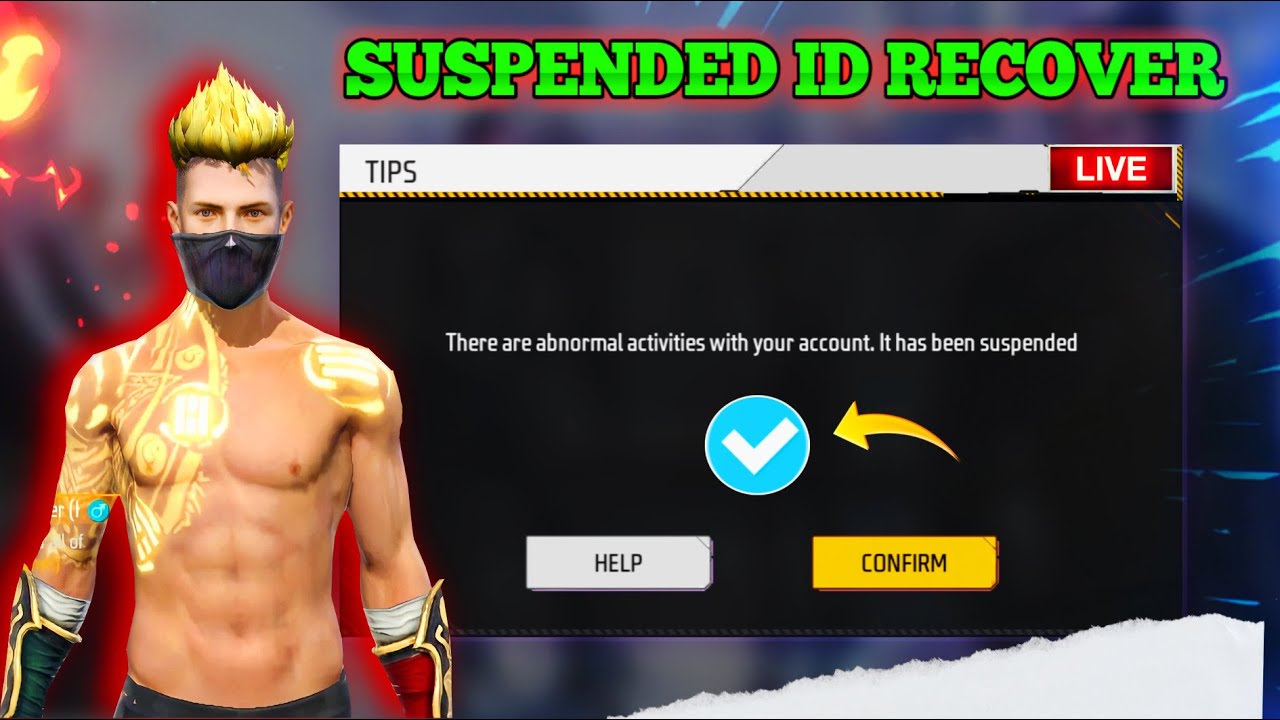 LIVE ID UNBAN FREE FIRE | HOW TO RECOVER SUSPEND ACCOUNT IN FREE FIRE | ID UNBAN TODAY #FFLIVE