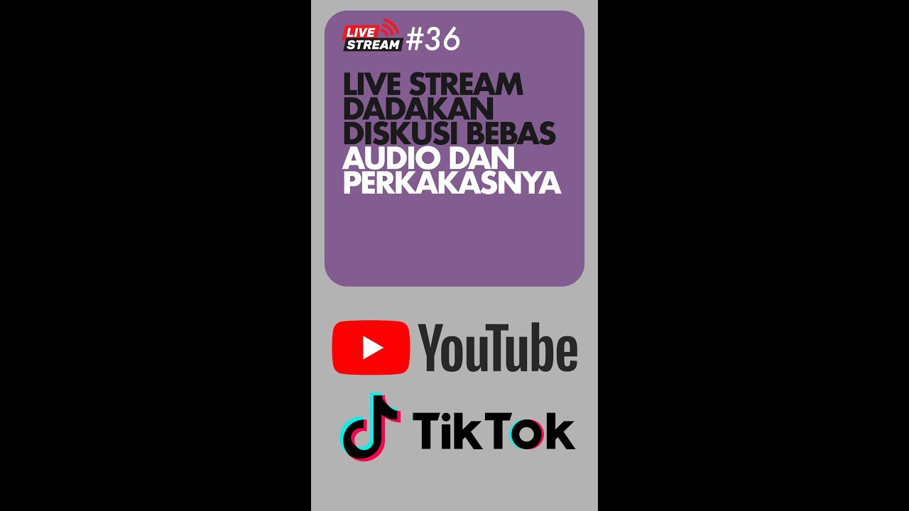 Live Stream #36 - #kasus (kasak kusuk) dadakan, diskusi bebas audio dan perkakasnya.