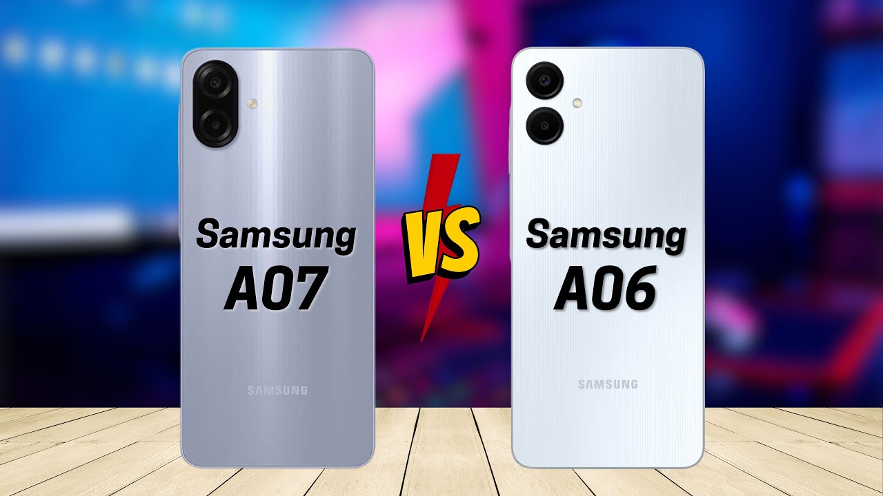 Samsung A07 4G vs Samsung A06 4G